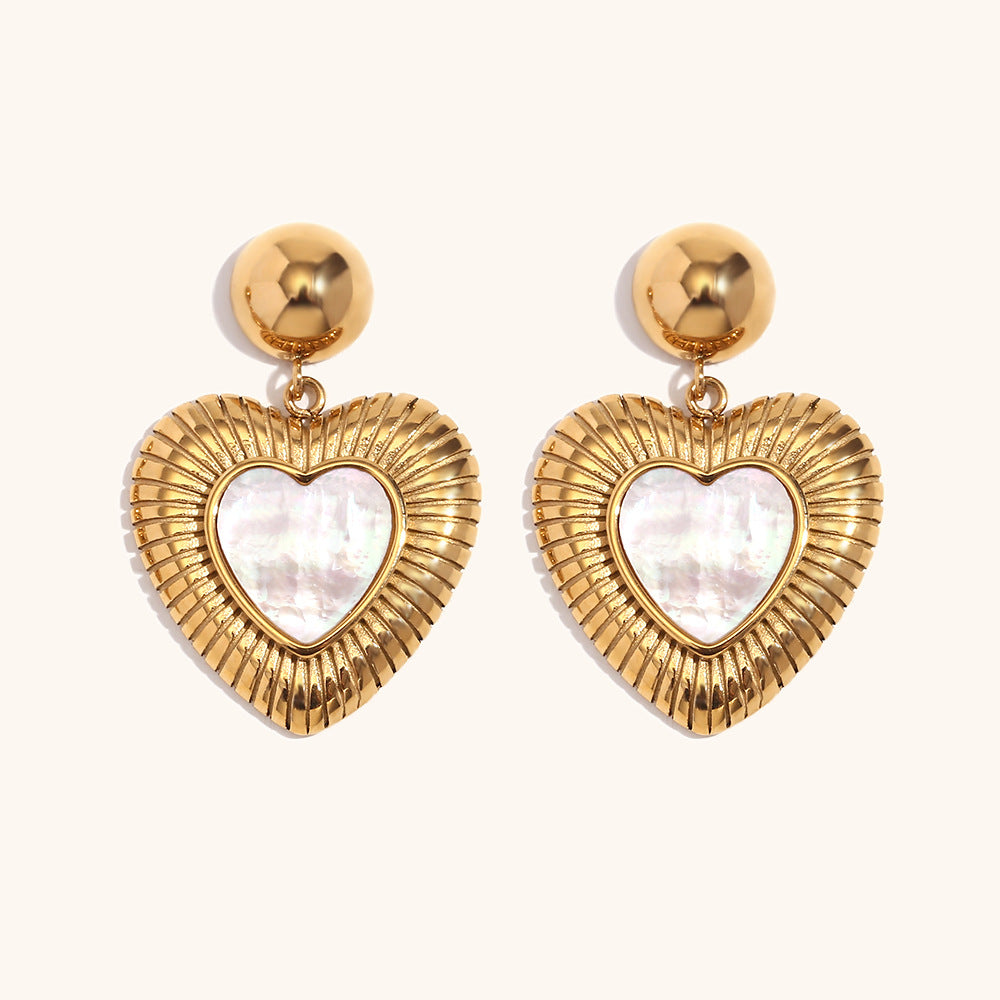 Eternal Love Mother of Pearl Earrings