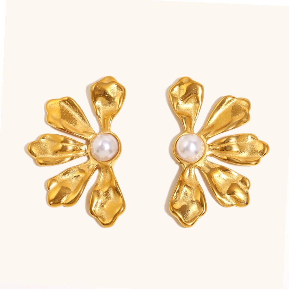 Flora Pearl Bloom Earrings