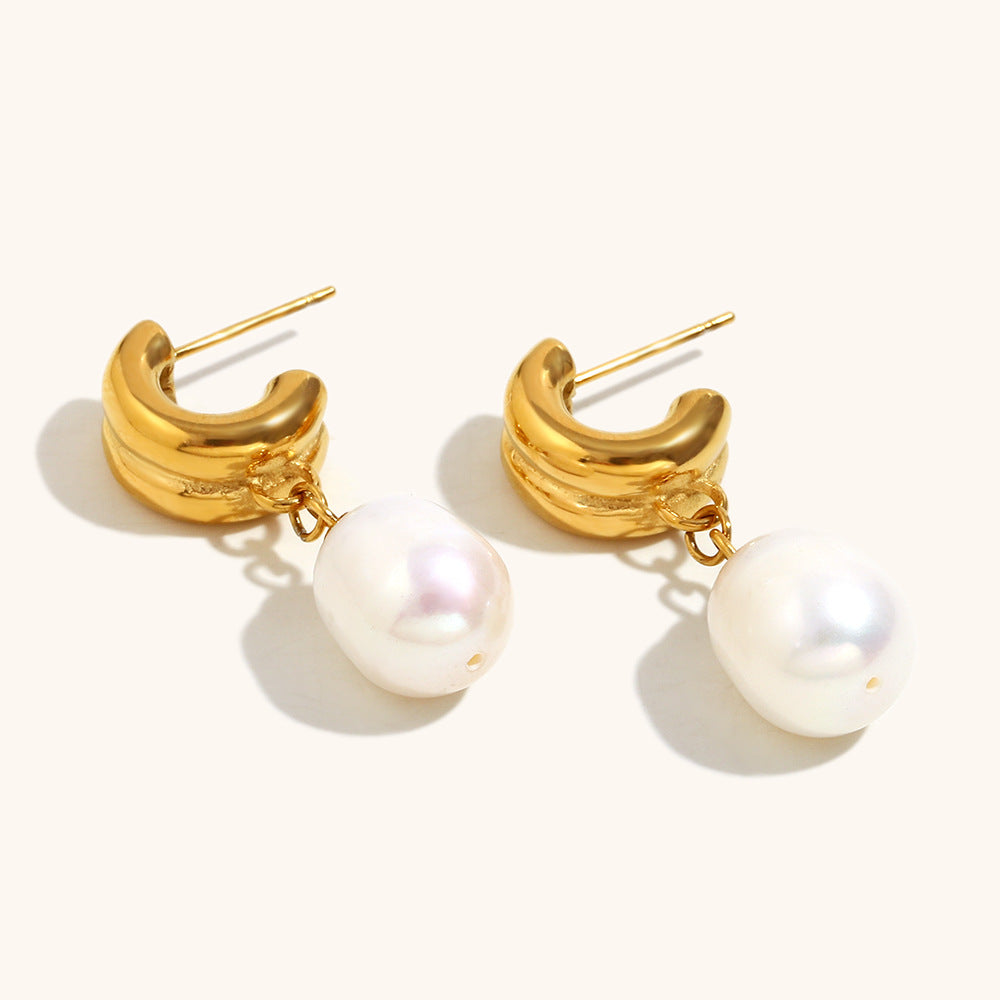 Aurora Pearl Drop Earrings