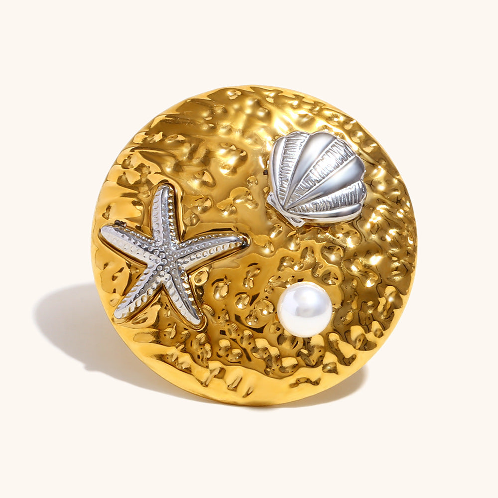 Ocean Relic Statement Ring