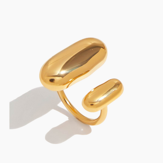 Aurora Flow Ring - Golden