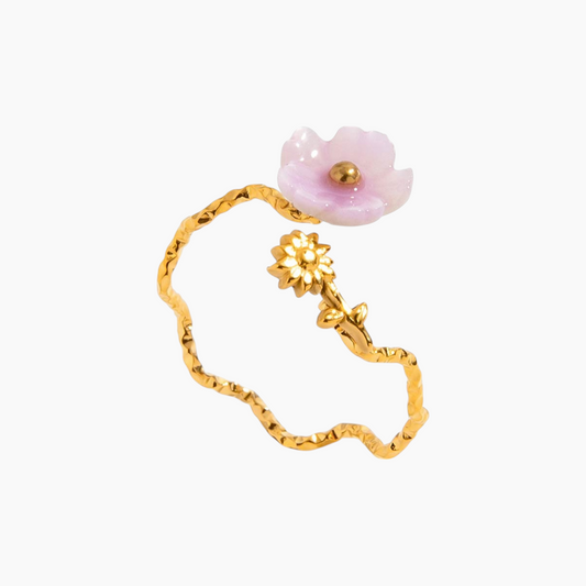 Bloomlight Adjustable Flower Ring