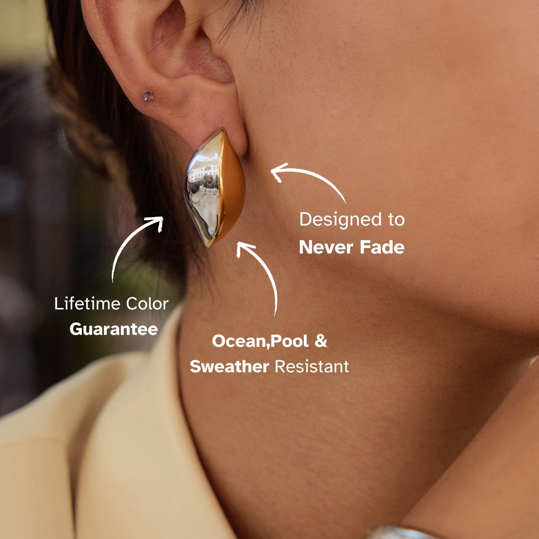 Gilded Leaf Earrings