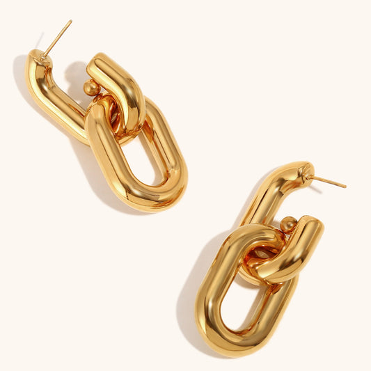 Bold Link Chain Earrings
