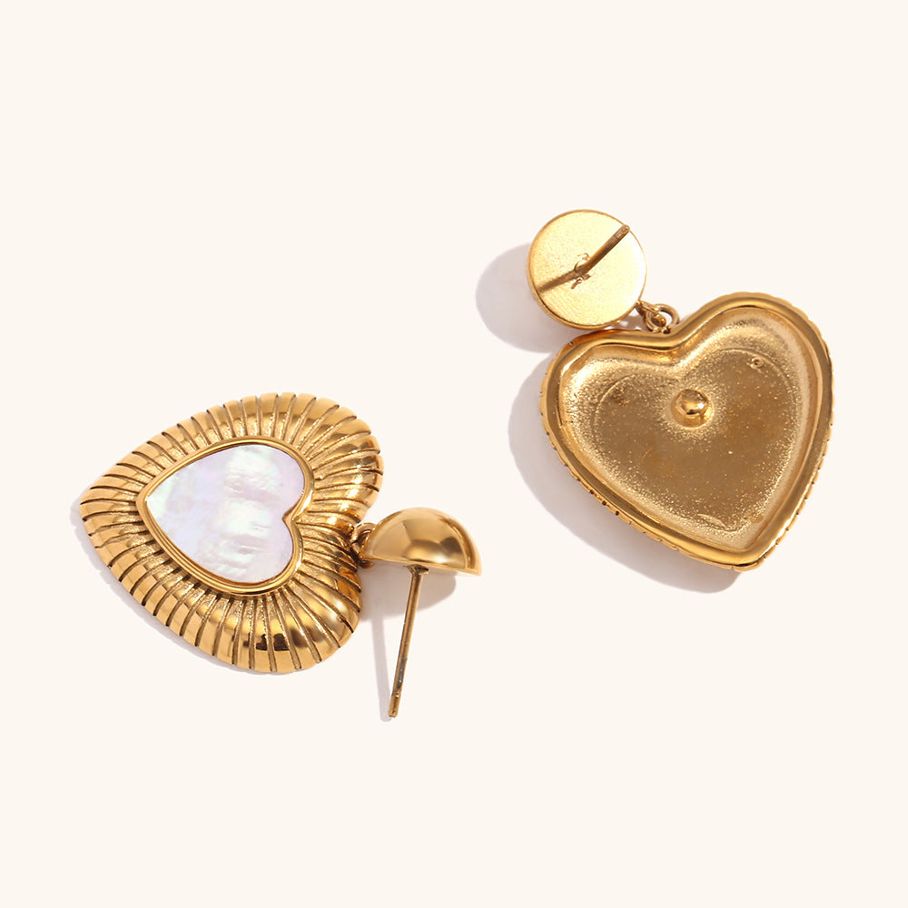 Eternal Love Mother of Pearl Earrings
