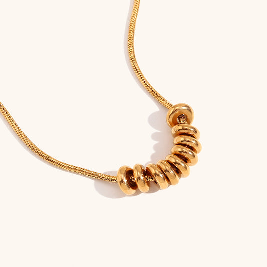 Minimalist Bead Bar Necklace