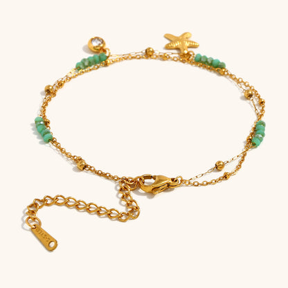 Starfish Charm Bracelet
