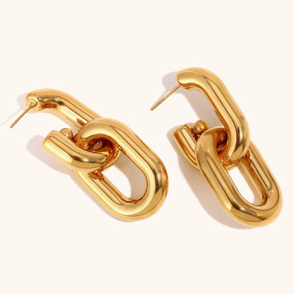 Bold Link Chain Earrings