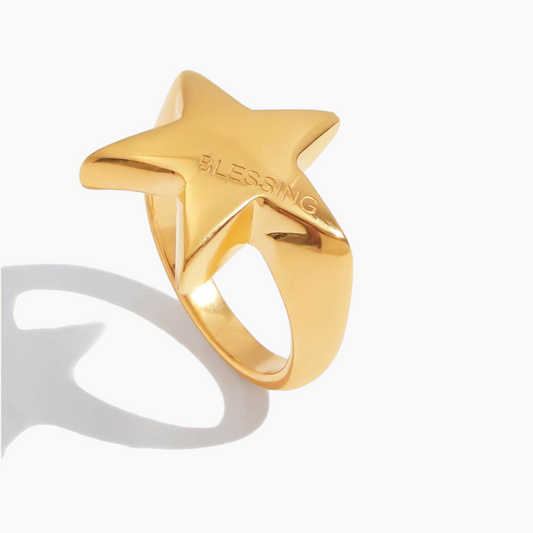 Blessed Star Power Ring - Golden
