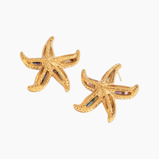 Tidewhirl Starfish Earrings