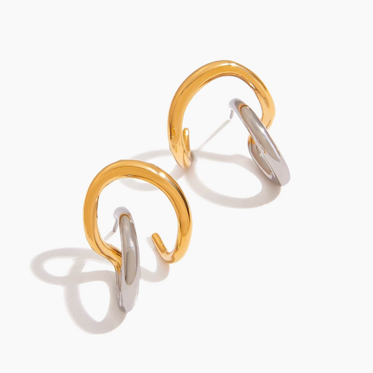 Twilight Arc Hoop Earrings