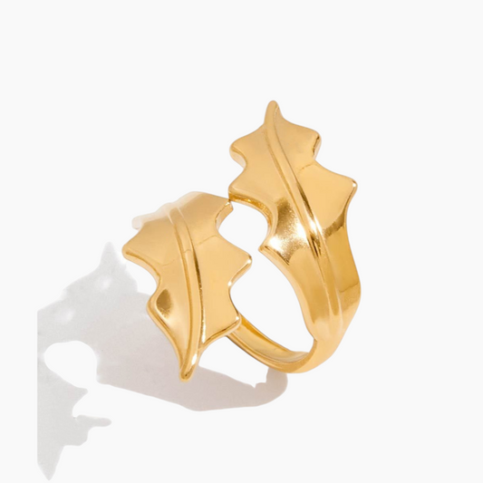 Leaf Armor Ring - Golden