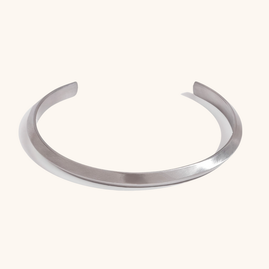 Linéa Edge Cuff Bracelet - Silver