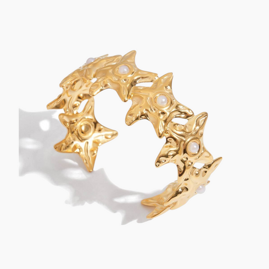 Stellar Pearl Burst Cuff