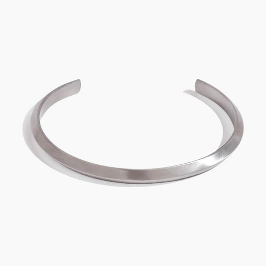 Linéa Edge Cuff Bracelet - Silver