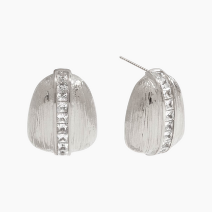 Gleam Dune Studs - Silver
