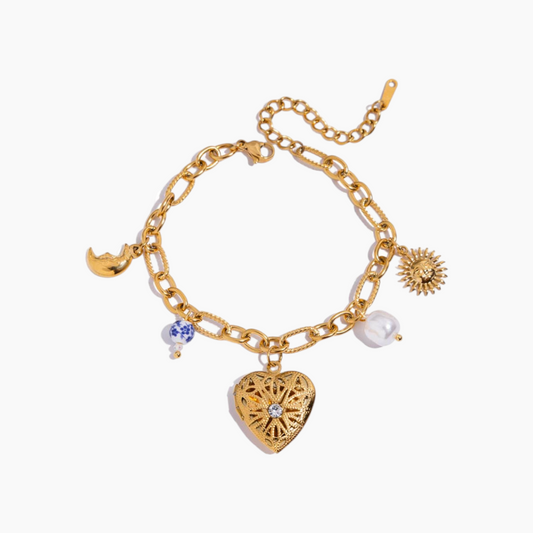 Celestial Charms Locket Bracelet
