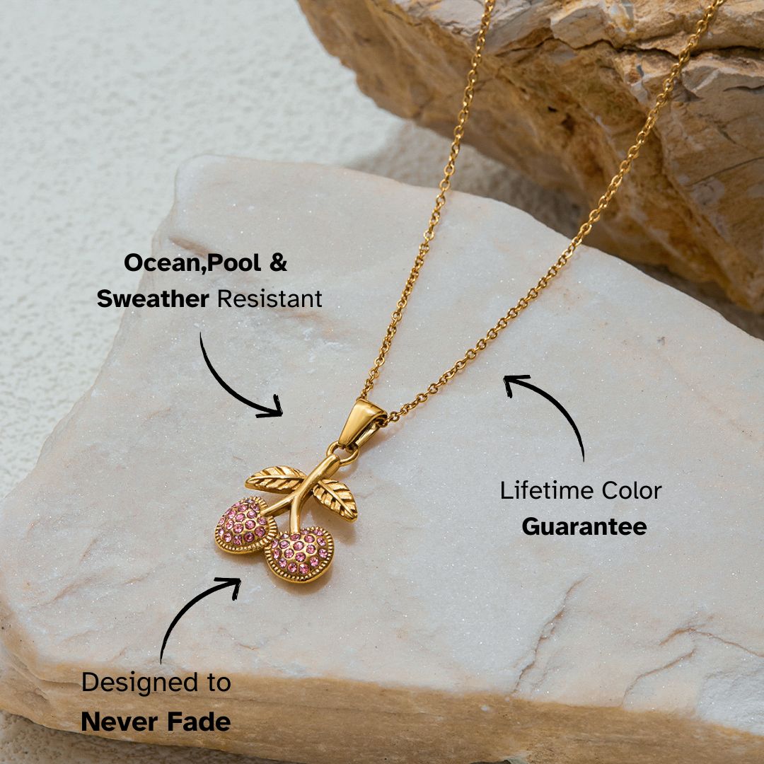 Cherry Spark Necklace