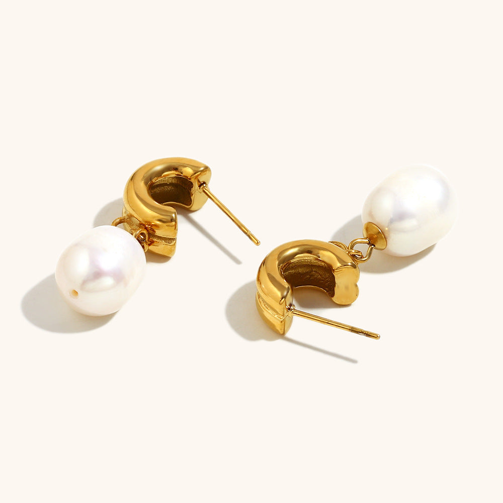 Aurora Pearl Drop Earrings
