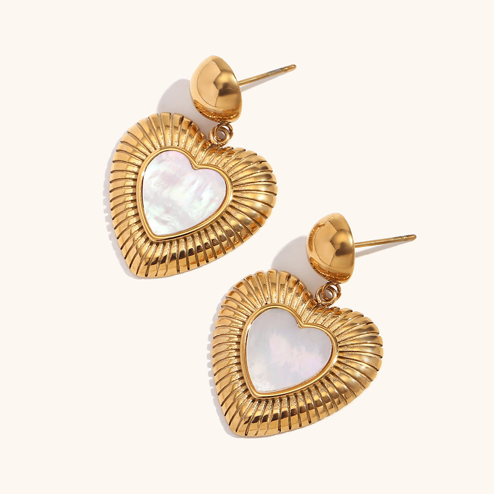 Eternal Love Mother of Pearl Earrings