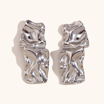 Molten Flow Statement Earrings
