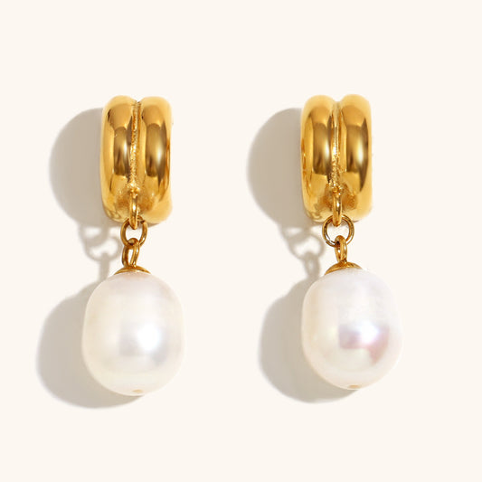 Aurora Pearl Drop Earrings