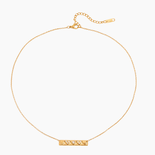 Diamond Bar Sparkle Necklace