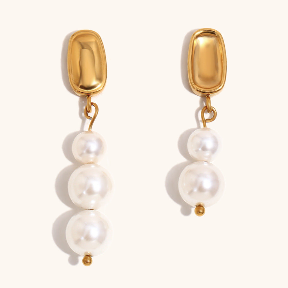 Celeste Pearl Drop Earrings