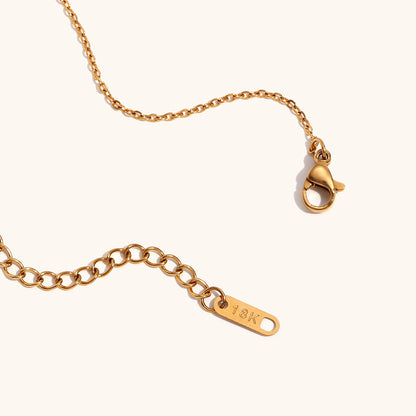 Organic Pearl Link Necklace