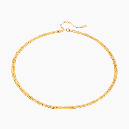 Soleil Herringbone Chain Necklace