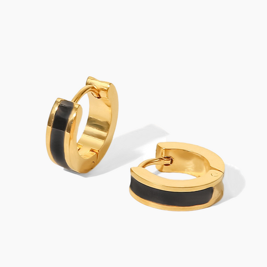 GlowPop Hoop Earrings – Noir Edge