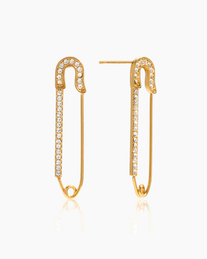 Golden Spark Pin Earrings