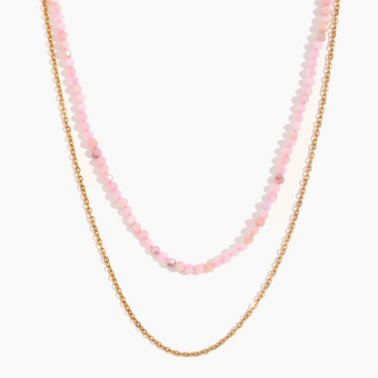 Emerald Drift Layered Necklace