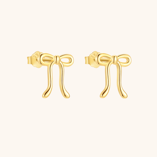 925 Sterling Silver Bow Earrings - mifjewelry