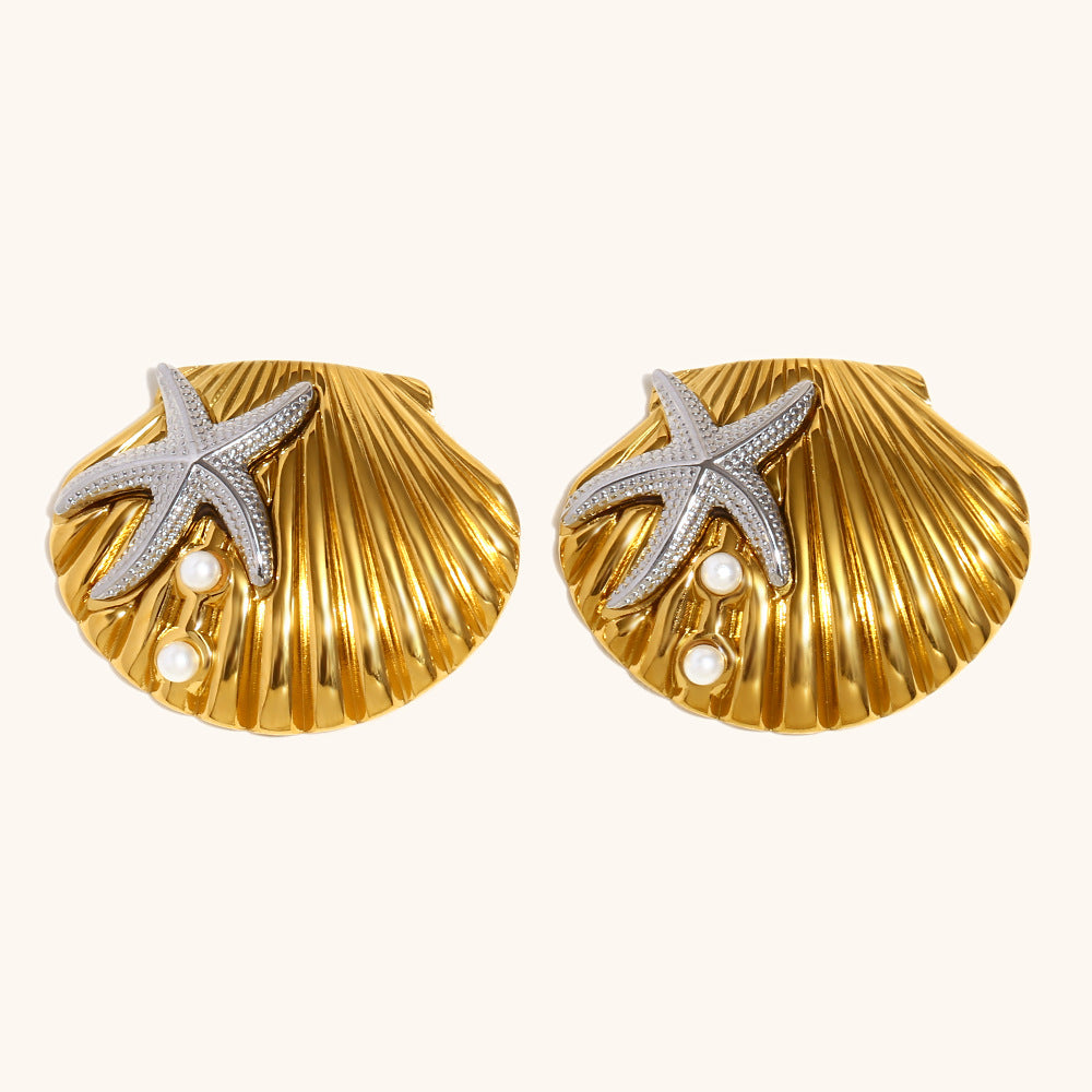 Ocean Treasure Shell Earrings