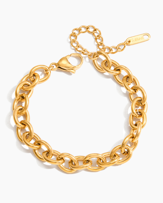 Power Round Link Bracelet