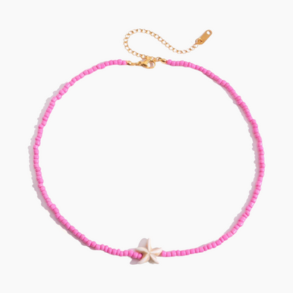 Pink Tides Starfish Necklace
