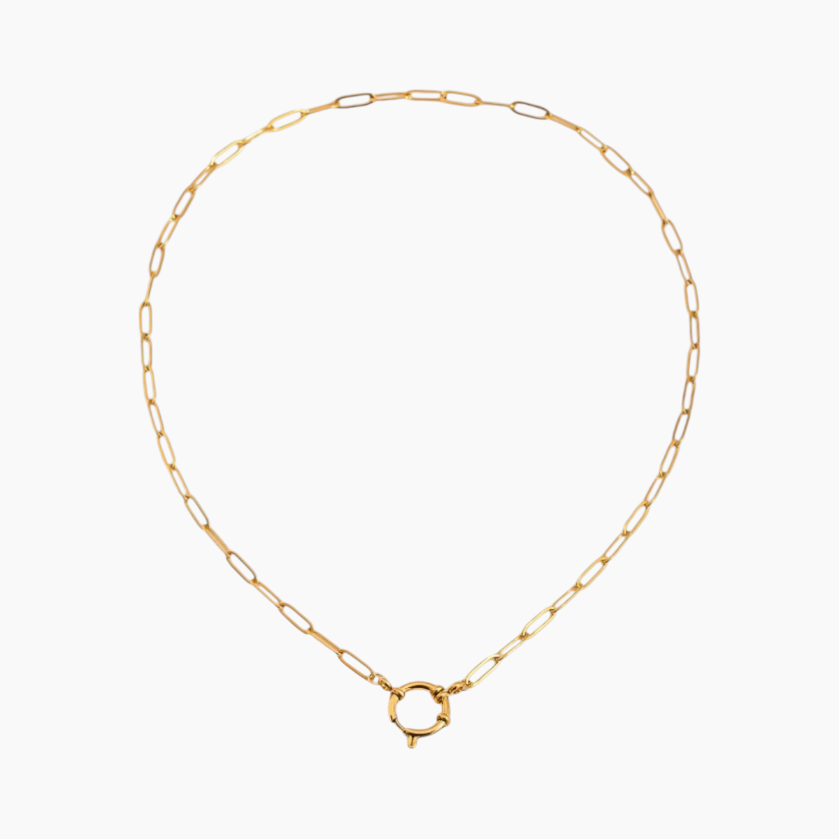 Bold Oval Link Chain Necklace