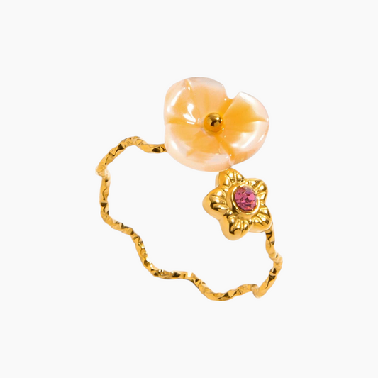 Sunpetal Duo Adjustable Ring