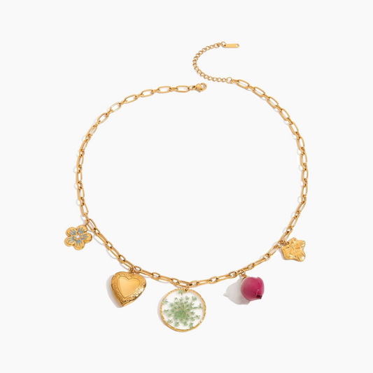 Meadow Whispers Charm Necklace