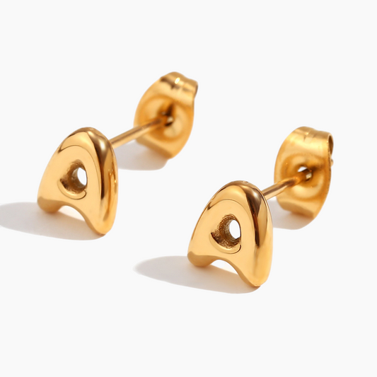Minimalist Gold Stud Earrings