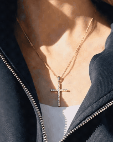 Faith Sparkle Cross Necklace