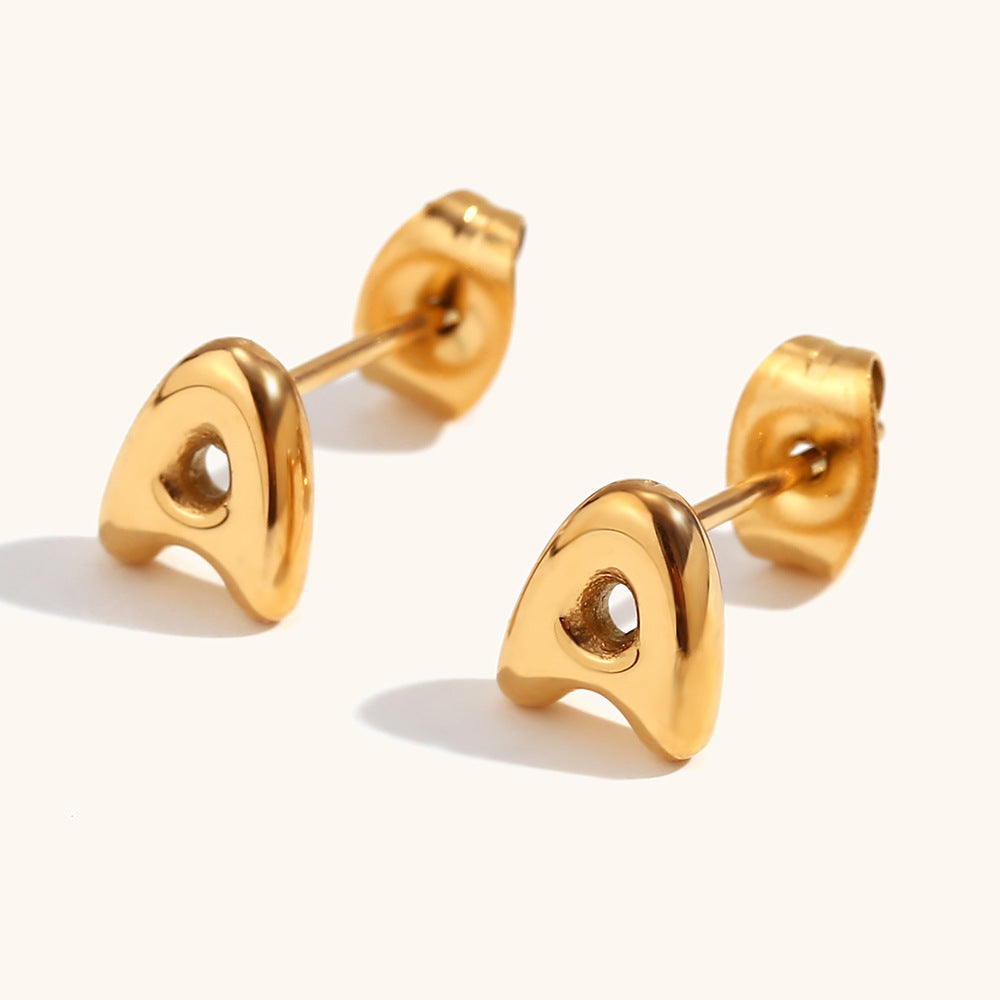 Minimalist Gold Stud Earrings