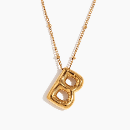 Bold Initial Pendant Necklace