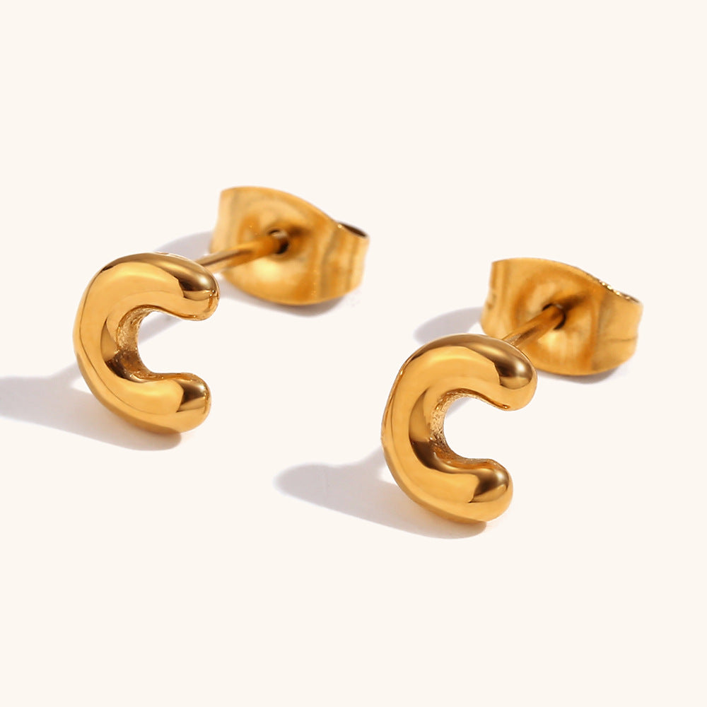 Minimalist Gold Stud Earrings