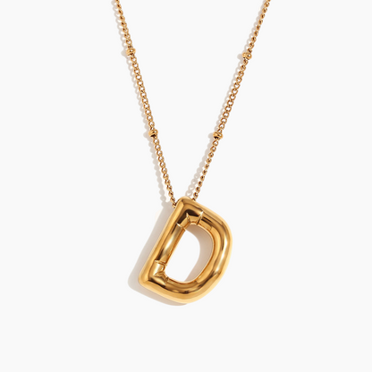 Bold Initial Pendant Necklace
