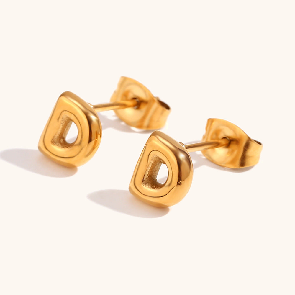 Minimalist Gold Stud Earrings