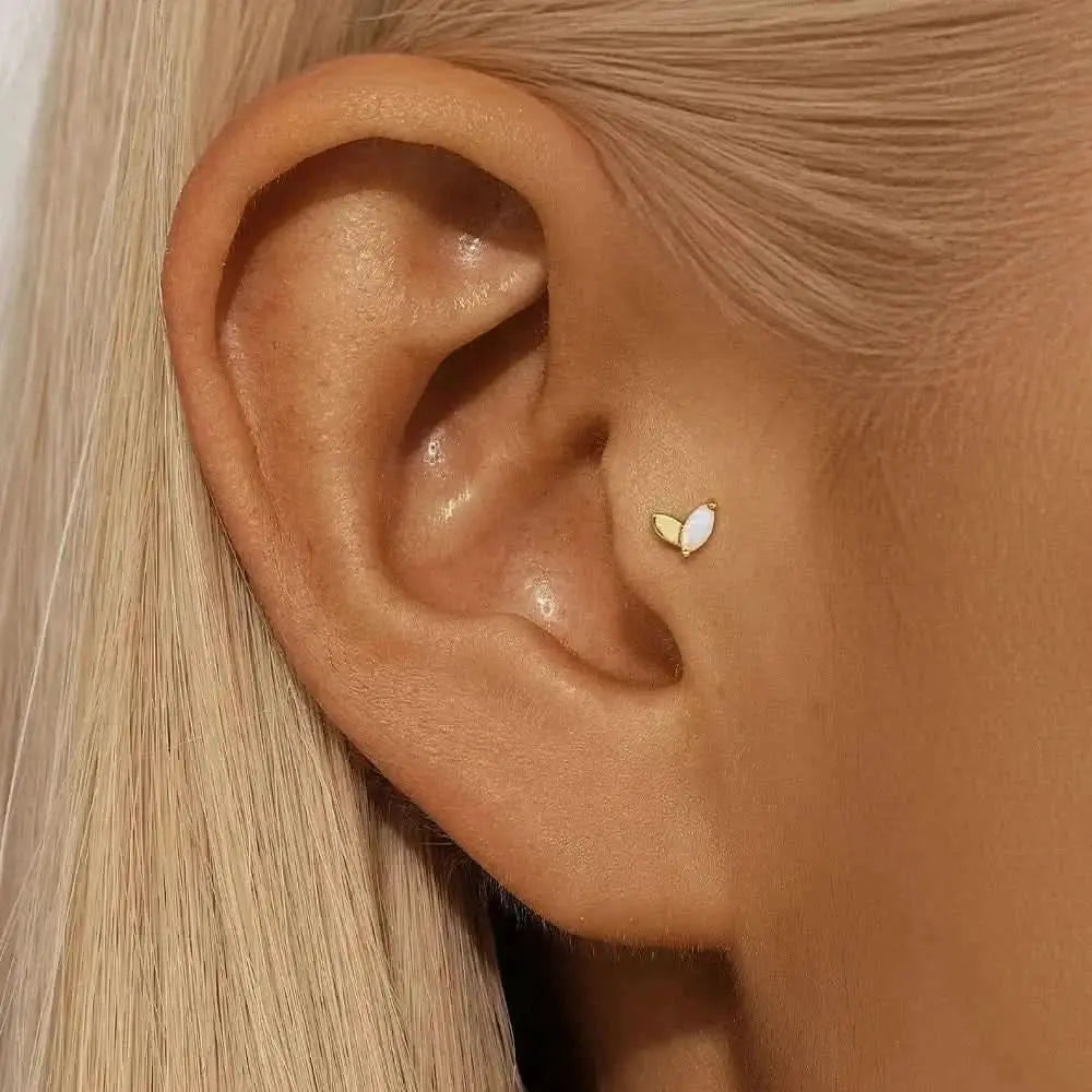 Marquise Opal Stud Earrings