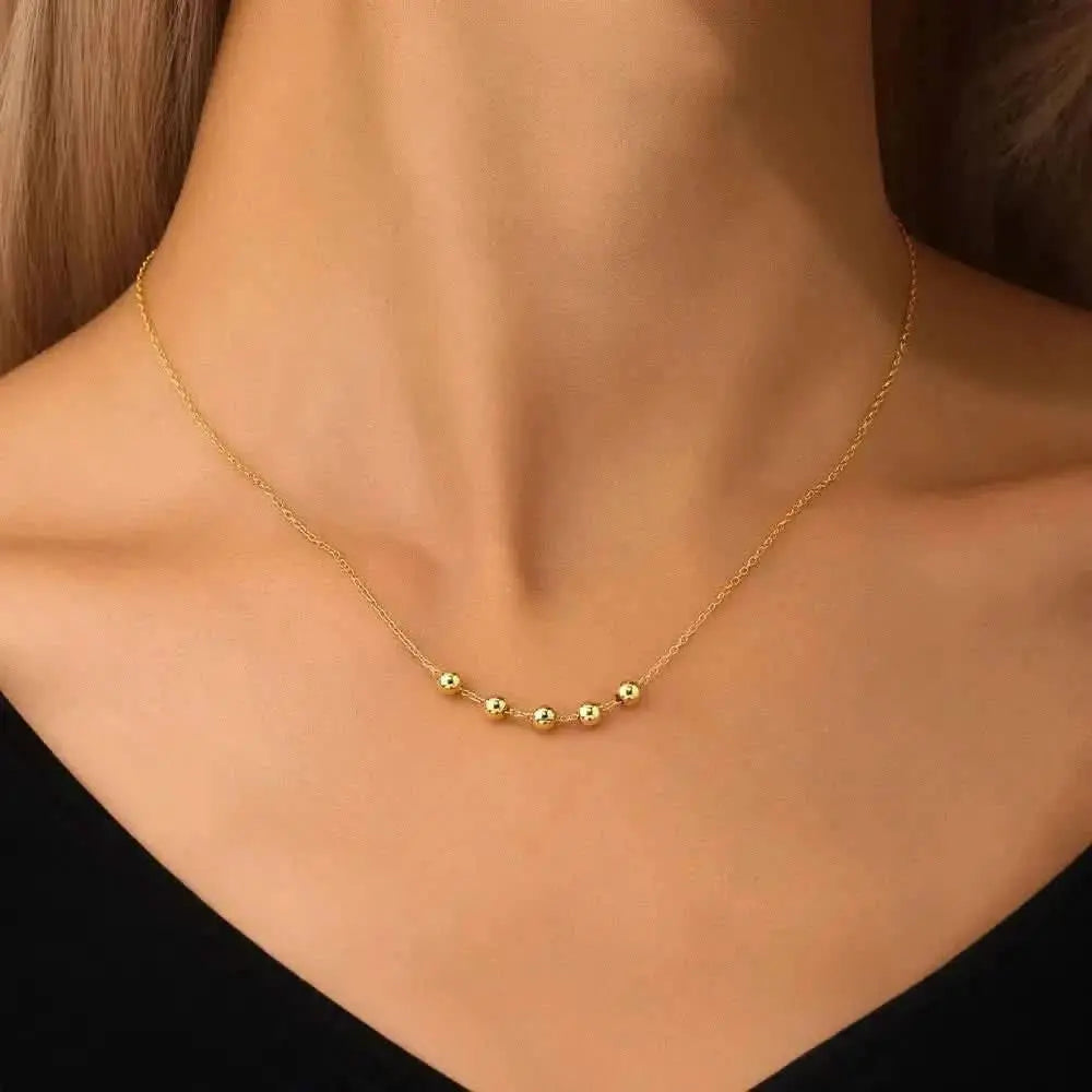 Bead Sterling Silver Necklace