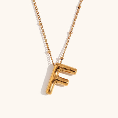 Bold Initial Pendant Necklace